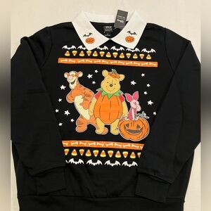 NWT Disney Winnie the Pooh and Friends Halloween Sweater